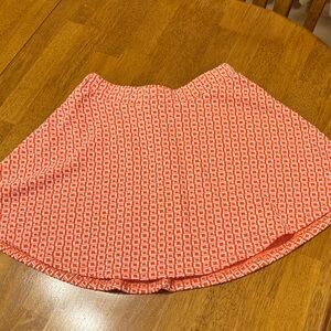 Wet Seal Orange Patterned Skirt